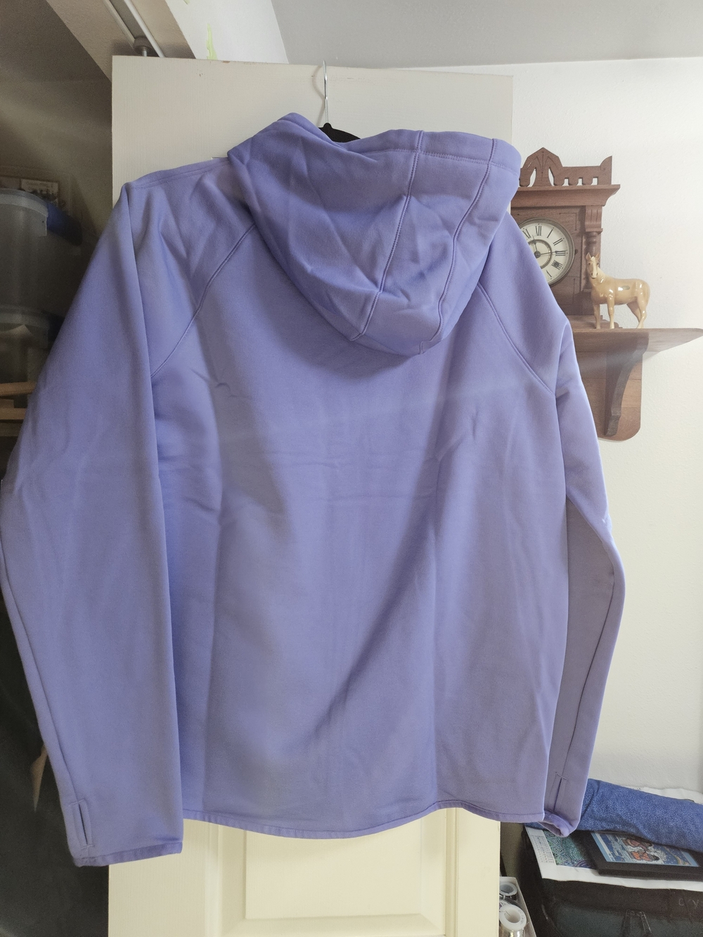 Under Armour Women's Lavender Performance Hoodie Sweater - Picture 3 of 3